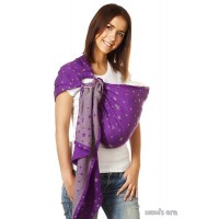 Слинг с кольцами "Звездное небо" Лилак Mum's Era