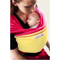 Слинг-шарф трикотажный JPMBB "Фуксия - лимон" 